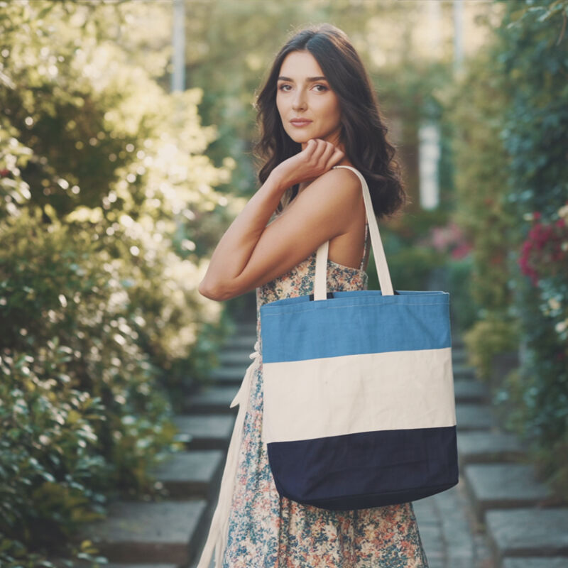 Tri-Color Tote Bag Thumbnail