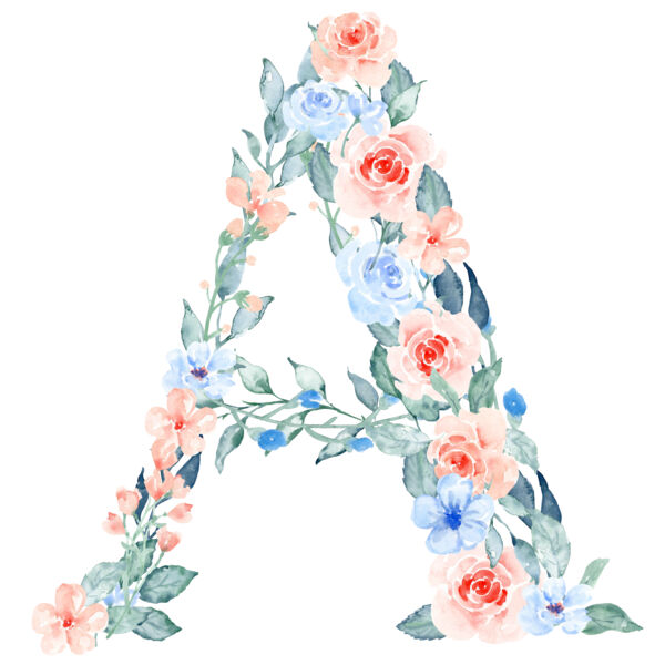 Flower Initial A-Z Thumbnail