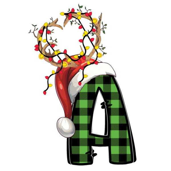 Christmas Monogram Letters Thumbnail